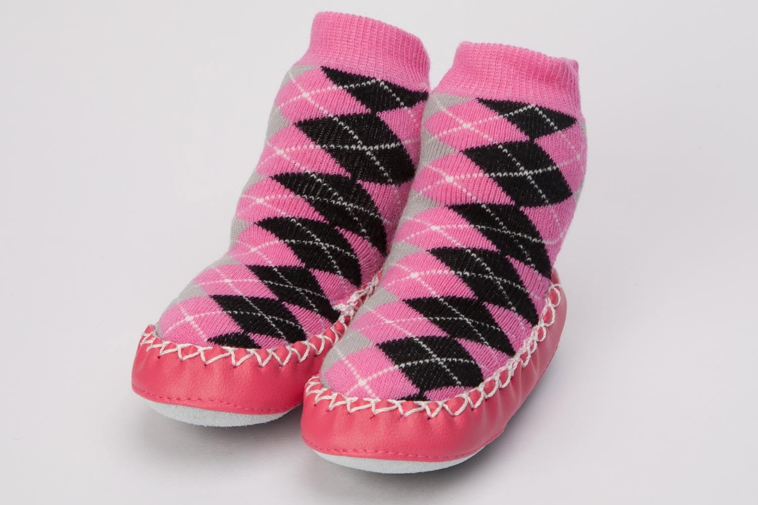 Cozy Diamond Pink Moccasin